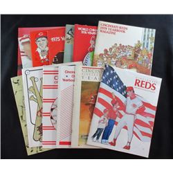 13 - CINCINNATI RED YEARBOOKS, 1973 thru 1990, ALL NICE
