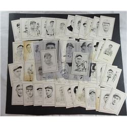 1950 CALLAHAN HALL of FAME BASEBALL NEAR SET - 54 CARDS - INCLUDES RUTH & COBB