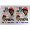 Image 3 : 6 - TWINS YEARBOOKS & PROGRAMS - 1972, '75 2-'78 YR BOOKS & 2-1978 PROGRAMS -