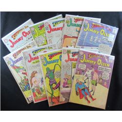 10 SUPERMAN'S PAL JIMMY OLSEN COMICS, #55, 56, 57, 58, 60, 62, 64, 65, 66, 68