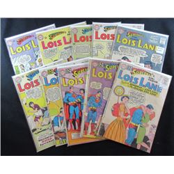 10 - SUPERMAN'S GIRL FRIEND LOIS LANE COMICS - ALL SHOW WEAR