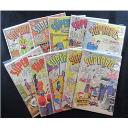 10 - SUPERBOY COMICS, #71, 83, 87, 88, 91, 94, 95, 92, 96, 99 - ALL SHOW WEAR