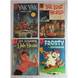 4 - DELL; YAK YAK, THE LOST WORLD, OH SUSANNA, FROSTY - MOSTLY NICE CONDITION