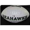 Image 1 : RUSSELL WILSON AUTOGRAPHED SIGNED LOGO FOOTBALL SEAHAWKS w/ COA
