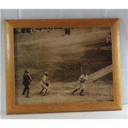 BABE RUTH  PHOTO / JSA AUTHENTIC FACSIMILE AUTO / My Sixtieth home Run, Sincerely