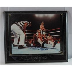 MUHAMMAD ALI AND GEORGE FOREMAN AUTOGRAPHED 8x10  PHOTO AWESOME KNOCKOUT