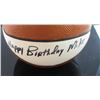 Image 4 : BOBBY JACKSON #13 AUTO DENVER NUGGETS MINI-BASKETBALL - "HAPPY BIRTHDAY  MIKE"