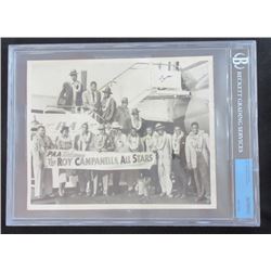 1953 TYPE I PHOTOGRAPH ROY CAMPANELLA ALL-STARS - BECKETT AUTHENTIC