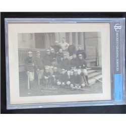 1893 TYPE I PHOTO HARVARD BASEBALL TEAM - TY COBB - BECKETT AUTHENTIC