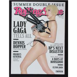 LADY GAGA SIGNED ROLLING STONE MAGAZINE
