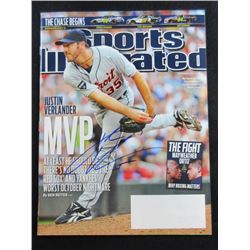 Justin Verlander Signed Sports Illustrated Sept 2011 Issue, NO COA