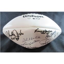 NFL AUTOGRAPHED FOOTBALL -- Signed by 13 HOFers