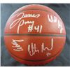 Image 6 : NBA AUTOGRAPHED BASKETBALL / CAVALIERS / ANDRE MILLER, SHAWN MARION, JAMES POSEY