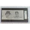 Image 1 : Mickey Mantle Autographed Cut Picture SGC AUTHENTIC