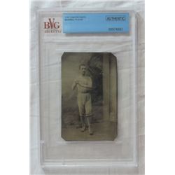 TINTYPE PHOTO, TYPE 1, BASEBALL PLAYER, BVG AUTHENTIC