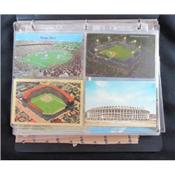 51 - VINTAGE STADIUM POSTCARDS - 1940's & 50's - Some with writing on backs