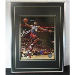 LEBRON JAMES AUTOGRAPHED 8x10 FRAMED / MATTED, COA by PLAY-BALL AUTHENTICS