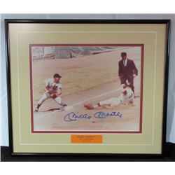 MICKEY MANTLE AUTOGRAPH 8x10,  FRAMED / MATTED, NO COA