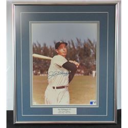 JOE DiMAGGIO AUTOGRAPHED 8x10 PHOTO, FRAMED / MATTED, NO COA