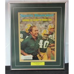 BART STARR 1975 SPORTS ILLUSTRATED IN A MATTED & FRAMED 12x15