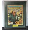 Image 1 : BART STARR 1975 SPORTS ILLUSTRATED IN A MATTED & FRAMED 12x15