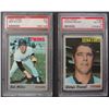 Image 3 : 13 - 1970 TOPPS GRADED BASEBALL CARDS - REGGIE JACKSON & F.ROBINSON PLUS OTHERS