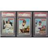 Image 4 : 13 - 1970 TOPPS GRADED BASEBALL CARDS - REGGIE JACKSON & F.ROBINSON PLUS OTHERS