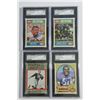 Image 8 : 16 - HOF AUTOGRAPHED FOOTBALL CARDS - SGC AUTHENTIC