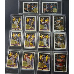 NATIONAL SPORTS CONVENTION "1 of 1" CARD LOT (15 CARDS ) 1995 TOPPS STAR POWER