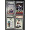 Image 4 : 12 - AUTOGRAPHED FOOTBALL CARDS - ALL GRADED - 1999 -2005, FAVRE, BLEDSOE & MORE