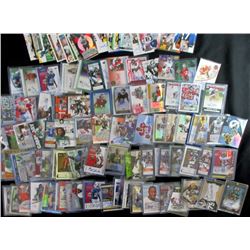 115 - AUTOGRAPHED FOOTBALL CARDS - MOSTLY FROM CERTIFIED SIGNATURE ISSUED SETS