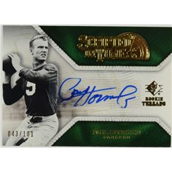 PAUL HORNUNG SCRIPTED in TIME AUTOGRAPHED CARD #43 / 101