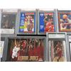 Image 2 : LEBRON JAMES & MICHAEL JORDAN GRADED CARD LOT; 11 - LEBRON & 8 - JORDAN
