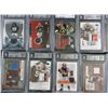 Image 2 : 20 - GRADED FOOTBALL JERSEY PATCH CARDS - LOADED w/STARS & ROOKIES