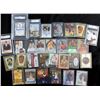 Image 1 : AUTOGRAPHED BASKETBALL CARD LOT ( 29 ) MOSTLY STARS, FEW GRADED