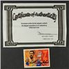 Image 1 : WILT CHAMBERLAIN AUTOGRAPHED CARD w/ COA