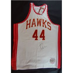 NEW Authentic Hardwood Classic Atlanta Hawks "PISTOL" #44 AUTOGRAPHED NBA Jersey