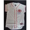 Image 1 : FRANK ROBINSON AUTOGRAPHED WHITE CINCINNATI REDS JERSEY  COA