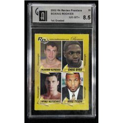 2002 ROOKIE REVIEW PREMIERE MIKE TYSON ROOKIE GAI 85