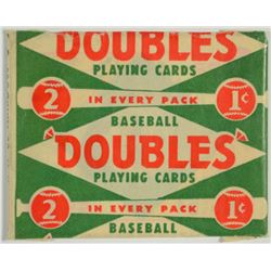 1951 TOPPS BASEBALL RED BACK WAX PACK UNOPENED - RARE ONE CENT PK