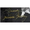 Image 2 : PRISCILLA PRESLEY AUTOGRAPHED 8X10 B/W PHOTO - FRAME/MATTE 12X15