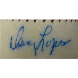 Davey Lopes Signed Official Major League Game Baseball w/COA