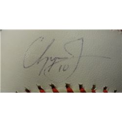 CHIPPER JONES "10" AUTOGRAPHED ONL BASEBALL