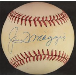 JOE DiMAGGIO AUTOGRAPHED 1995 WORLD SERIES BASEBALL - COA