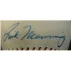 Image 1 : RICK MANNING AUTOGRAPHED BASEBALL