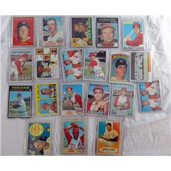 20 - VINTAGE CLEVELAND INDIANS CARDS, MOSTLY 1967 & 1968