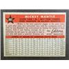 Image 2 : 1958 TOPPS #487 MICKEY MANTLE ALL STAR NM-MT, BEAUTIFUL COLOR & GLOSS