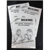 Image 2 : 5 - BOXING PROGRAMS - SUGAR RAY / DURAN, 3-HOLMES / ALI, HAGLER / HEARNS