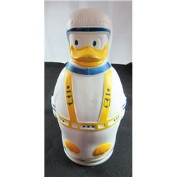 Walt Disney 1966 Donald Duck Nabisco Wheat Puffs Cereal container / bank.