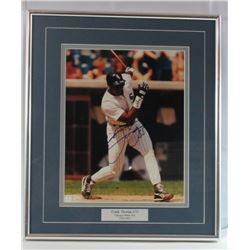 FRANK THOMAS AUTOGRAPHED 8 X 10 PHOTO   CUSTOM FRAMED